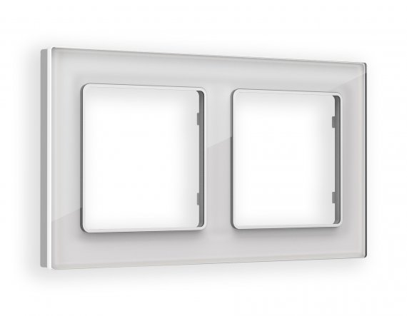 Фотография товара 'Ambrella AF330402 Рамка ALFA Platos (Серебро Стекло органическое) 2-ая'