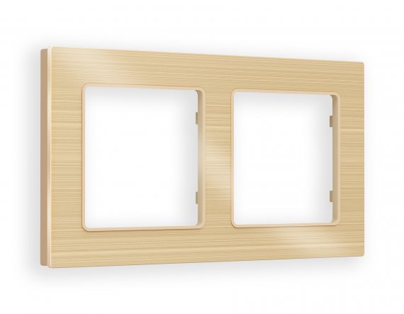 Фотография товара 'Ambrella AF550302 Рамка ALFA Platos (Шампань Металл шлифованный) 2-ая'