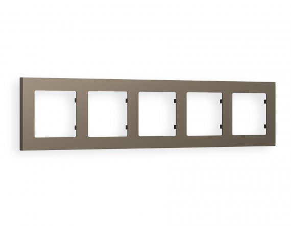 Фотография товара 'Ambrella AF220635 Рамка ALFA Techno (Темная бронза матовый) 5-ая'