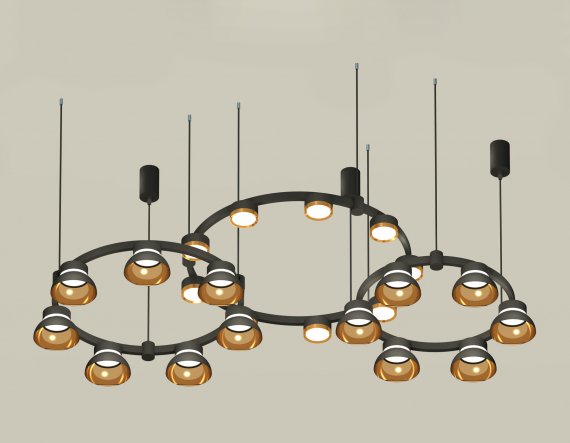 Фотография товара 'Ambrella XR92092000 Комплект подвесного светильника с акрилом GX53 (A9209, C9242, C9238, C9232, N8124, N8145)'