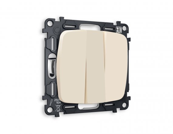 Фотография товара 'Ambrella MO325010 Комплект механизма 3-клавишного выключателя OMEGA'