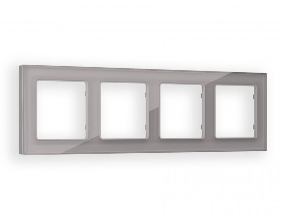 Фотография товара 'Ambrella AF330504 Рамка ALFA Platos (Сталь Стекло органическое) 4-ая'