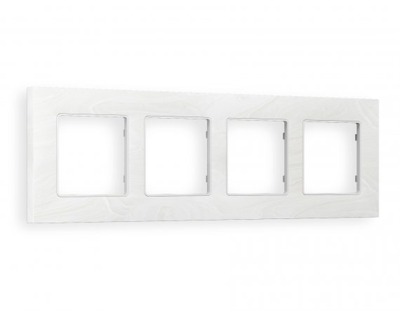 Фотография товара 'Ambrella AF930104 Рамка ALFA Grand (Белый мрамор) 4-ая'