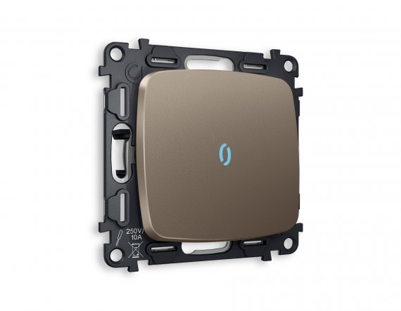 Фотография товара 'Ambrella MO632020 Комплект механизма 1-клавишного выключателя с подсветкой 10000K'