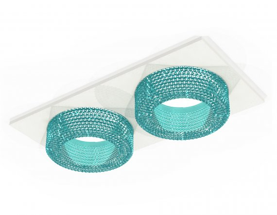 Фотография товара 'Ambrella XC7635023 Комплект встраиваемого светильника SWH/BL'