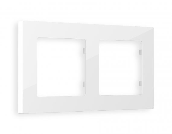 Фотография товара 'Ambrella AF220102 Рамка ALFA Techno (Белый глянец) 2-ая'