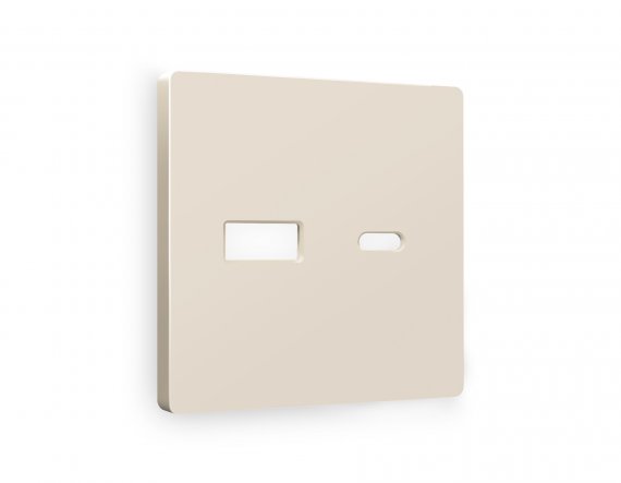 Фотография товара 'Ambrella AP3310 Лицевая панель ALFA (Бежевый матовый) для розетки 2USB'