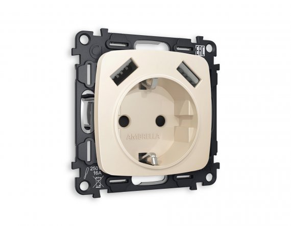 Фотография товара 'Ambrella MO329010 Комплект механизма электрической розетки OMEGA'
