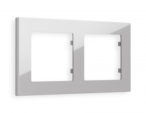 Фотография товара 'Ambrella AF220402 Рамка ALFA Techno (Серебро глянец) 2-ая'