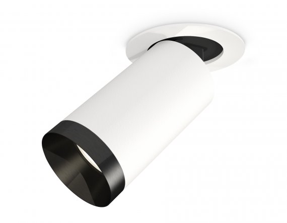 Фотография товара 'Ambrella XM6322201 Комплект встраиваемого поворотного светильника SWH/PBK'