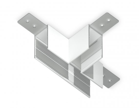 Фотография товара 'Ambrella GL1035 Коннектор Т-образный для накладного шинопровода Magnetic 220V WH'