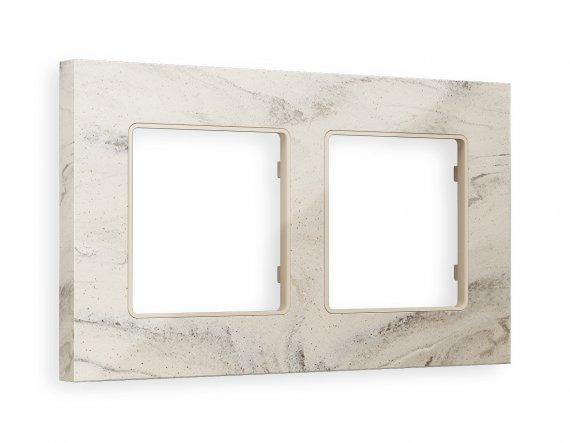 Фотография товара 'Ambrella AF930602 Рамка ALFA Grand (Серо-бежевый мрамор) 2-ая'