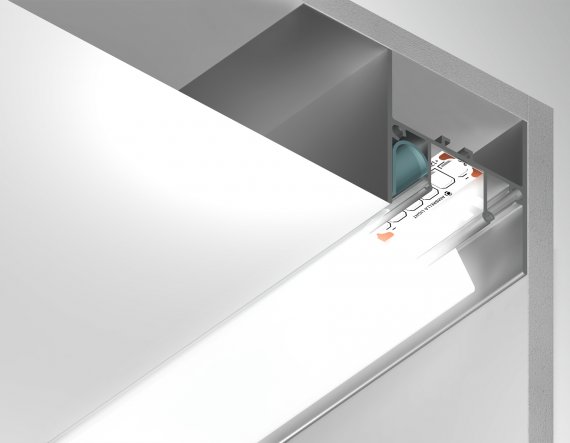 Фотография товара 'Ambrella GP4050AL Алюминиевый профиль для натяжного потолка 2000*51.27*34'