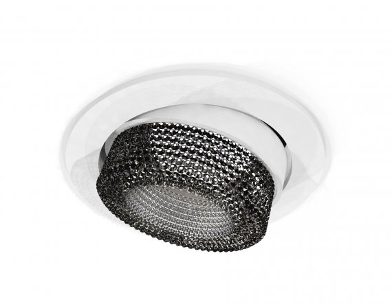 Фотография товара 'Ambrella XC7651061 Комплект встраиваемого поворотного светильника SWH/BK'