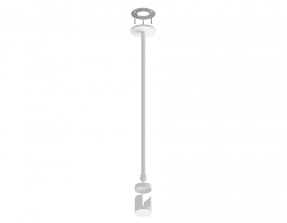 Фотография товара 'Ambrella A9232 Крепеж накладной Techno Ring WH белый D20*400mm'