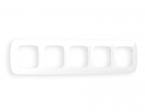 Фотография товара 'Ambrella OF140105 Рамка OMEGA Ecta (Белый глянец) 5-ая'