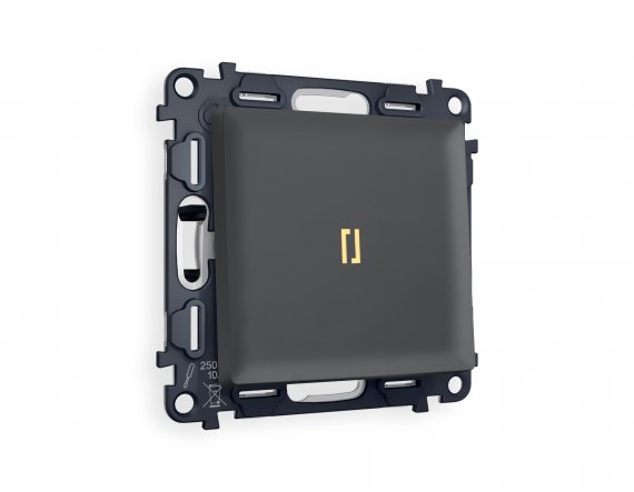 Фотография товара 'Ambrella MA902030 Комплект механизма 1-клавишного проходного выключателя с подсветкой 3200K'