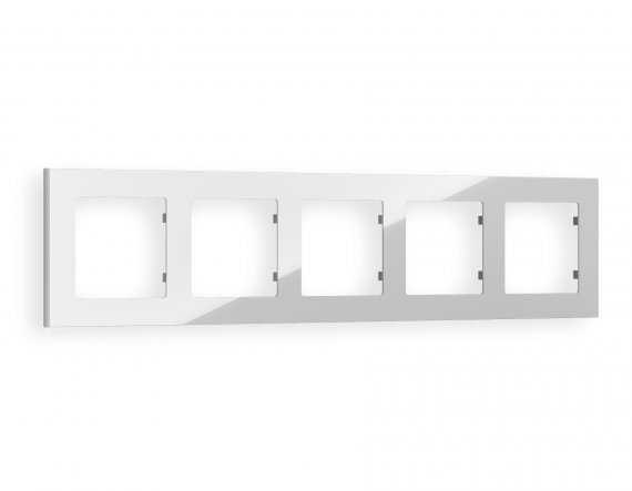 Фотография товара 'Ambrella AF220405 Рамка ALFA Techno (Серебро глянец) 5-ая'