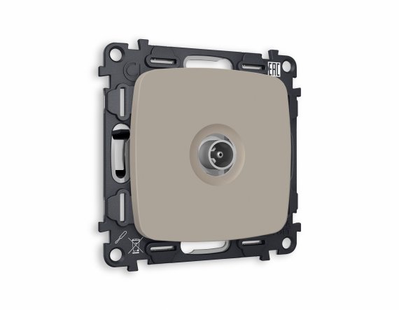 Фотография товара 'Ambrella MO373030 Комплект механизма TV розетки проходной OMEGA'