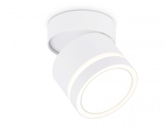 Фотография товара 'Ambrella Светильник накладной поворотный WH/FR белый/белый матовый'