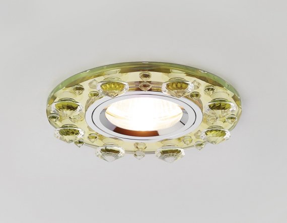 Фотография товара 'Ambrella Встраиваемый точечный светильник золото/прозрачный MR16'