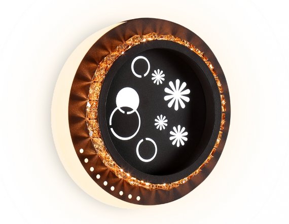 Фотография товара 'Ambrella FA273 Настенный светодиодный светильник с хрусталем 3000K+6400K'