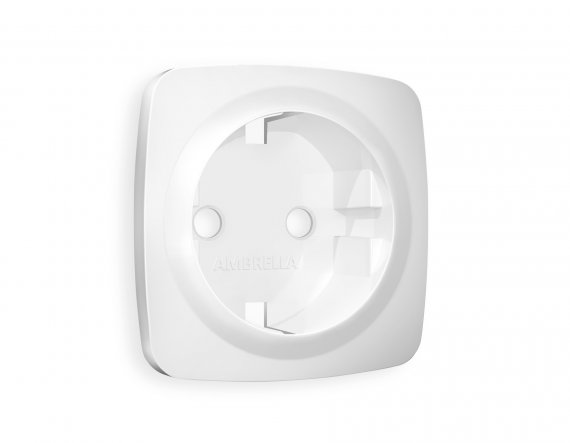Фотография товара 'Ambrella OP1260 Лицевая панель OMEGA (Белый матовый) для электрической розетки'