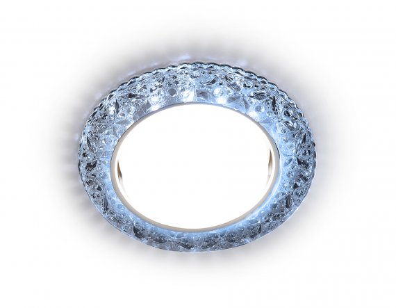 Фотография товара 'Ambrella G308 CL/CLD Встраиваемый точечный светильник со светодиодной лентой GX53+3W'