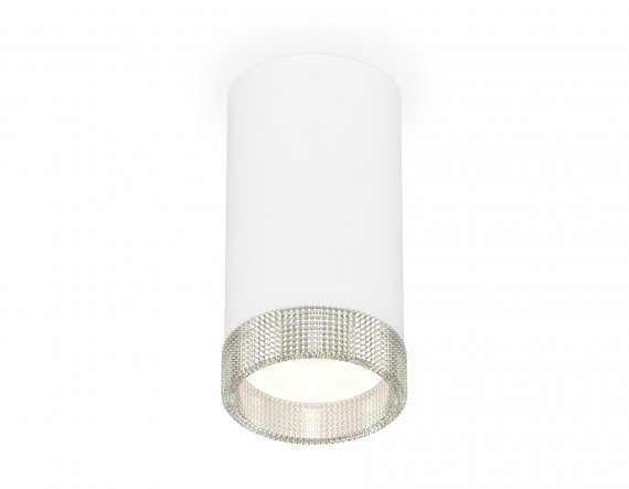 Фотография товара 'Ambrella XS8161010 Комплект накладного светильника с композитным хрусталем SWH/CL'