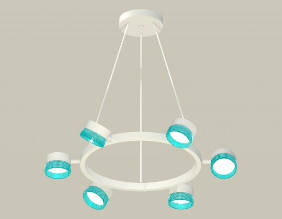 Фотография товара 'Ambrella XB9191251 Комплект подвесного поворотного светильника с композитным хрусталем GX53 (C9191, N8488)'