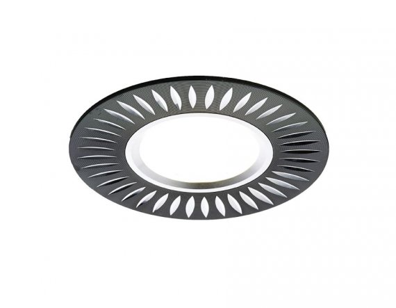 Фотография товара 'Ambrella Встраиваемый потолочный точечный светильник сатин/черный MR16'