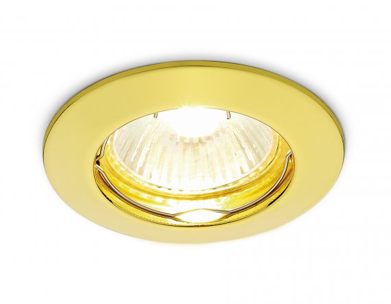 Фотография товара 'Ambrella Встраиваемый точечный светильник золото MR16'