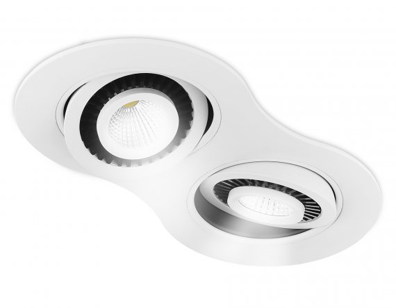 Фотография товара 'Ambrella S505/2 W Встраиваемый потолочный светодиодный светильник 5+5W'