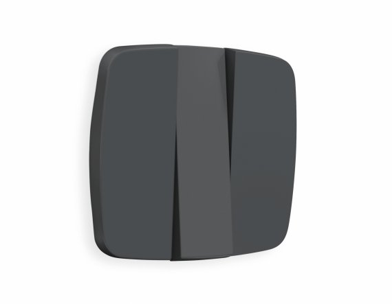 Фотография товара 'Ambrella OP9050 Лицевая панель OMEGA (Графит Мягкое касание) для 3-клавишных выключателей'