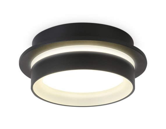 Фотография товара 'Ambrella TN5385 Светильник накладной SBK/FR черный песок/белый матовый'