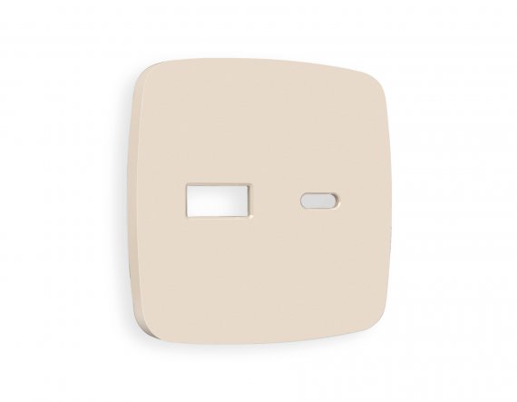 Фотография товара 'Ambrella OP3310 Лицевая панель OMEGA (Бежевый матовый) для розетки 2USB'