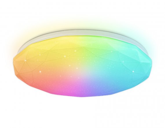 Фотография товара 'Ambrella FZ417 Потолочный светодиодный светильник с пультом IP20 46W 3000K-6500K+RGB'