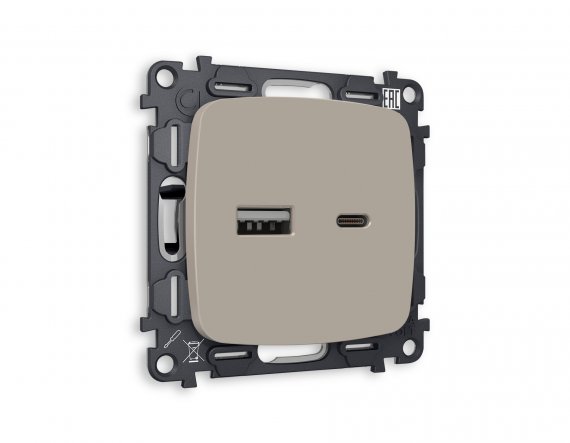 Фотография товара 'Ambrella MO371010 Комплект механизма розетки OMEGA'