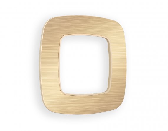 Фотография товара 'Ambrella OF580301 Рамка OMEGA Radian (Шампань Металл шлифованный) 1-ая'