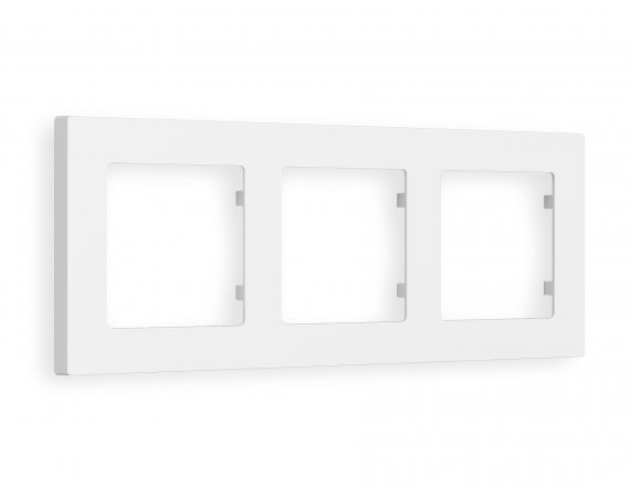 Фотография товара 'Ambrella AF220123 Рамка ALFA Techno (Белый матовый) 3-ая'