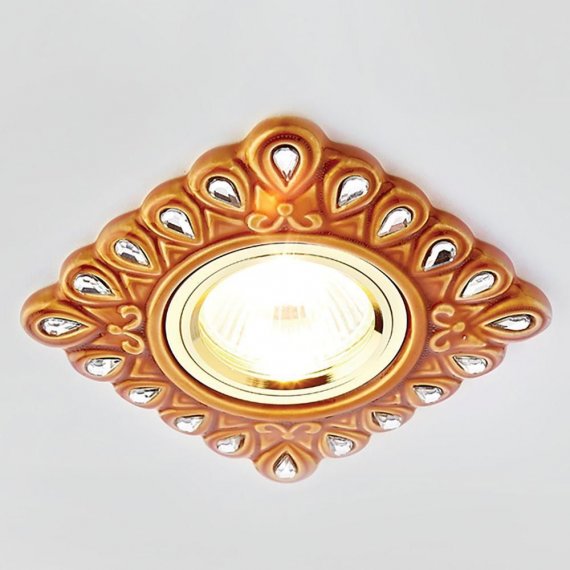 Фотография товара 'Ambrella Светильник бронза прозрачный керамика'