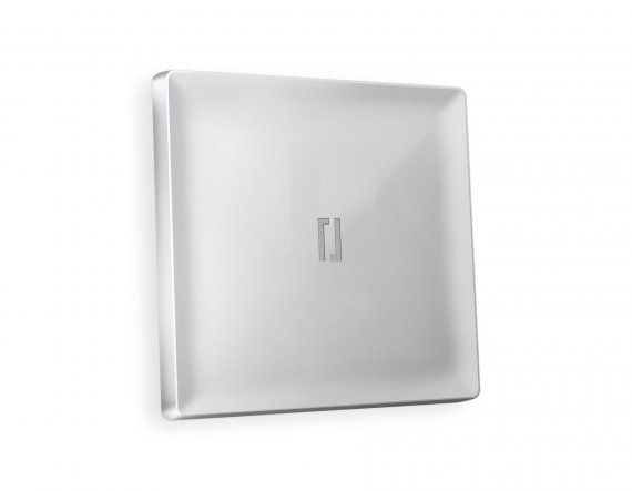 Фотография товара 'Ambrella AP4020 Лицевая панель ALFA (Серебро глянец) для 1-клавишных выключателей'