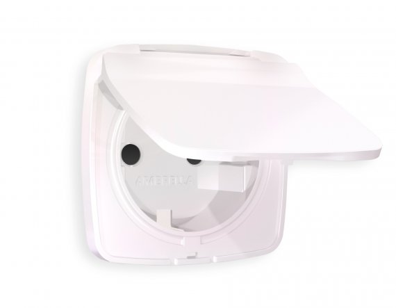 Фотография товара 'Ambrella OP2080 Лицевая панель OMEGA (Жемчуг) для электрической розетки'