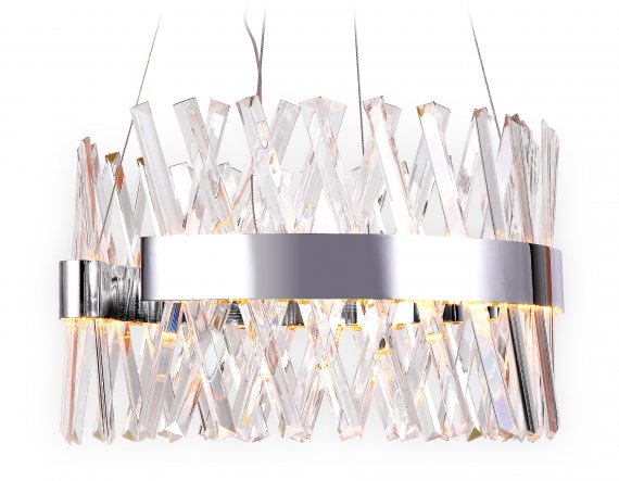 Фотография товара 'Ambrella TR5308 Хрустальный подвесной светодиодный светильник 100W D500*750 (Без ПДУ)'