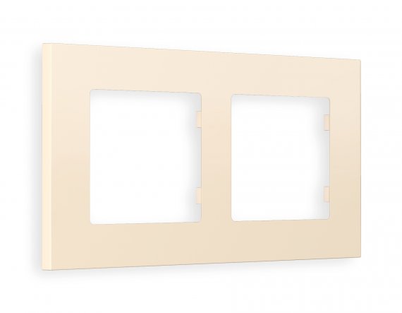 Фотография товара 'Ambrella AF250332 Рамка ALFA Qubi (Бежевый матовый) 2-ая'