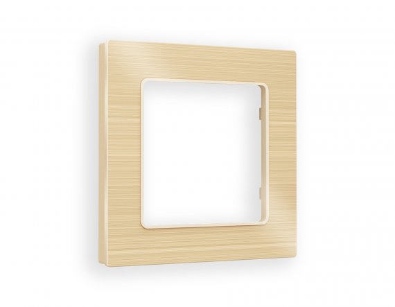 Фотография товара 'Ambrella AF550301 Рамка ALFA Platos (Шампань Металл шлифованный) 1-ая'