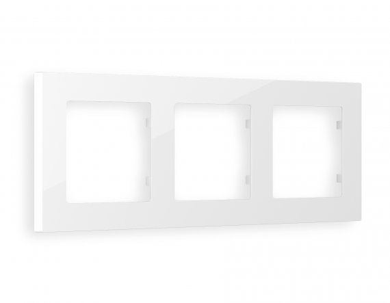 Фотография товара 'Ambrella AF220103 Рамка ALFA Techno (Белый глянец) 3-ая'