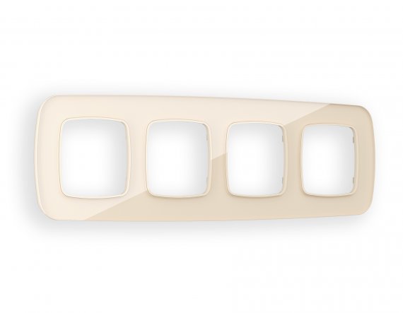 Фотография товара 'Ambrella OF350304 Рамка OMEGA Radian (Бежевый Стекло закаленное натуральное) 4-ая'