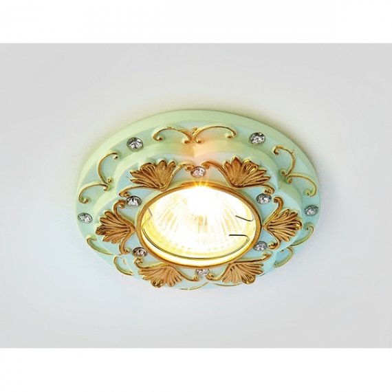 Фотография товара 'Ambrella Встраиваемый точечный светильник салатовый гипс'