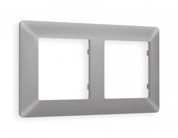 Фотография товара 'Ambrella AF110502 Рамка ALFA Line (Сталь матовый) 2-ая'